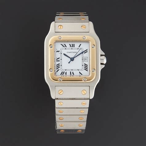 pre owned cartier santos medium|cartier santos medium for sale.